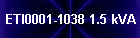 ETI0001-1038 1.5 kVA