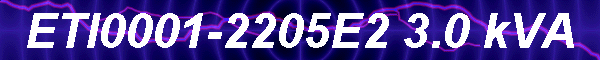 ETI0001-2205E2 3.0 kVA