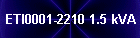 ETI0001-2210 1.5 kVA