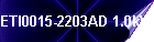 ETI0015-2203AD 1.0kVA