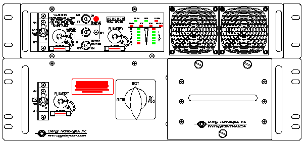 P/N: ETI0001-2205E2 Rugged Tactical UPS