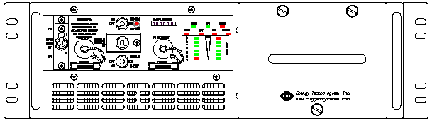 P/N: ETI0001-2228 Rugged MilSpec UPS Front Panel Layout