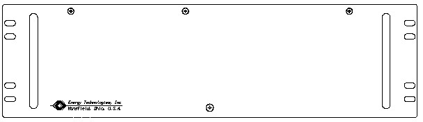 ETI0002-0594 Rugged UPS Battery Module Front View